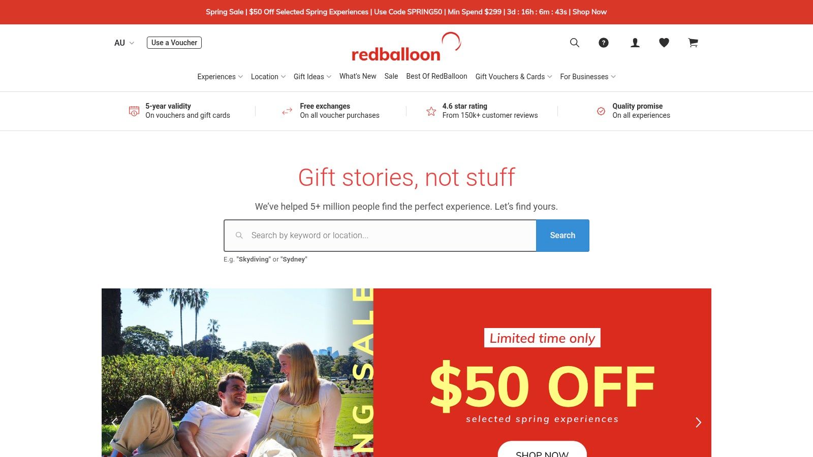 RedBalloon (Experiences)