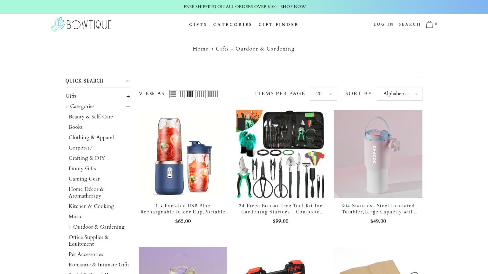 Gifts – Outdoor & Gardening