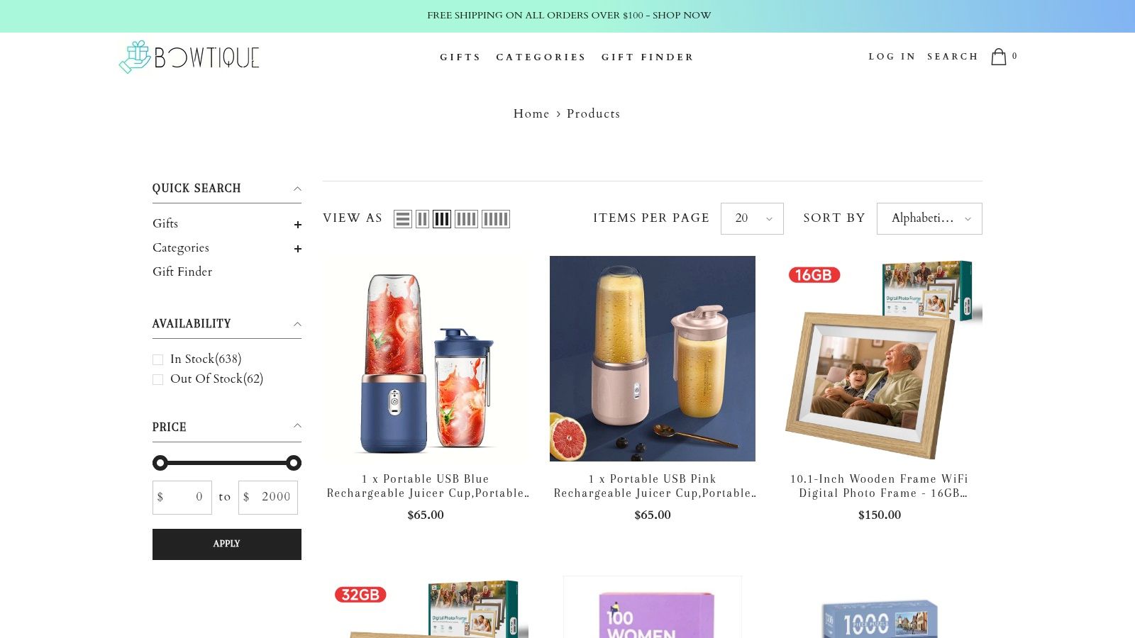 Portable USB Rechargeable Juicer Cup
