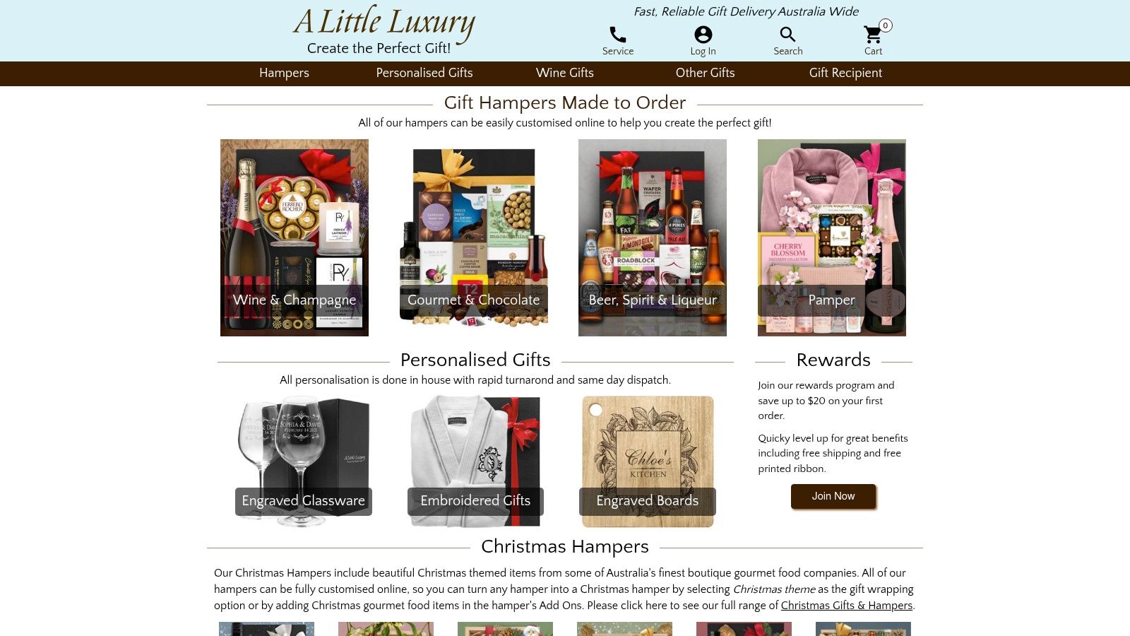 A Little Luxury Gifts & Hampers