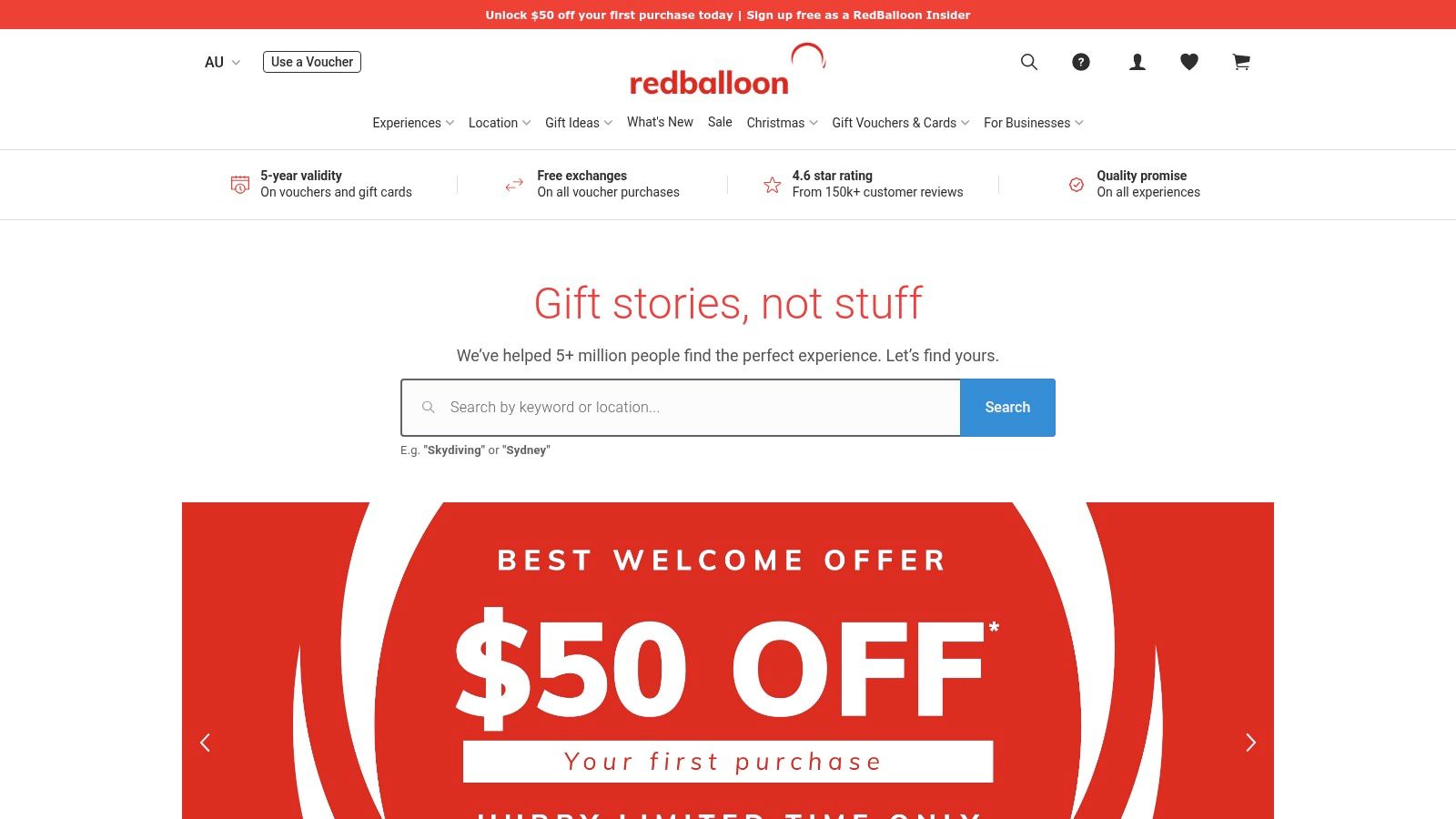 RedBalloon (Experiences)