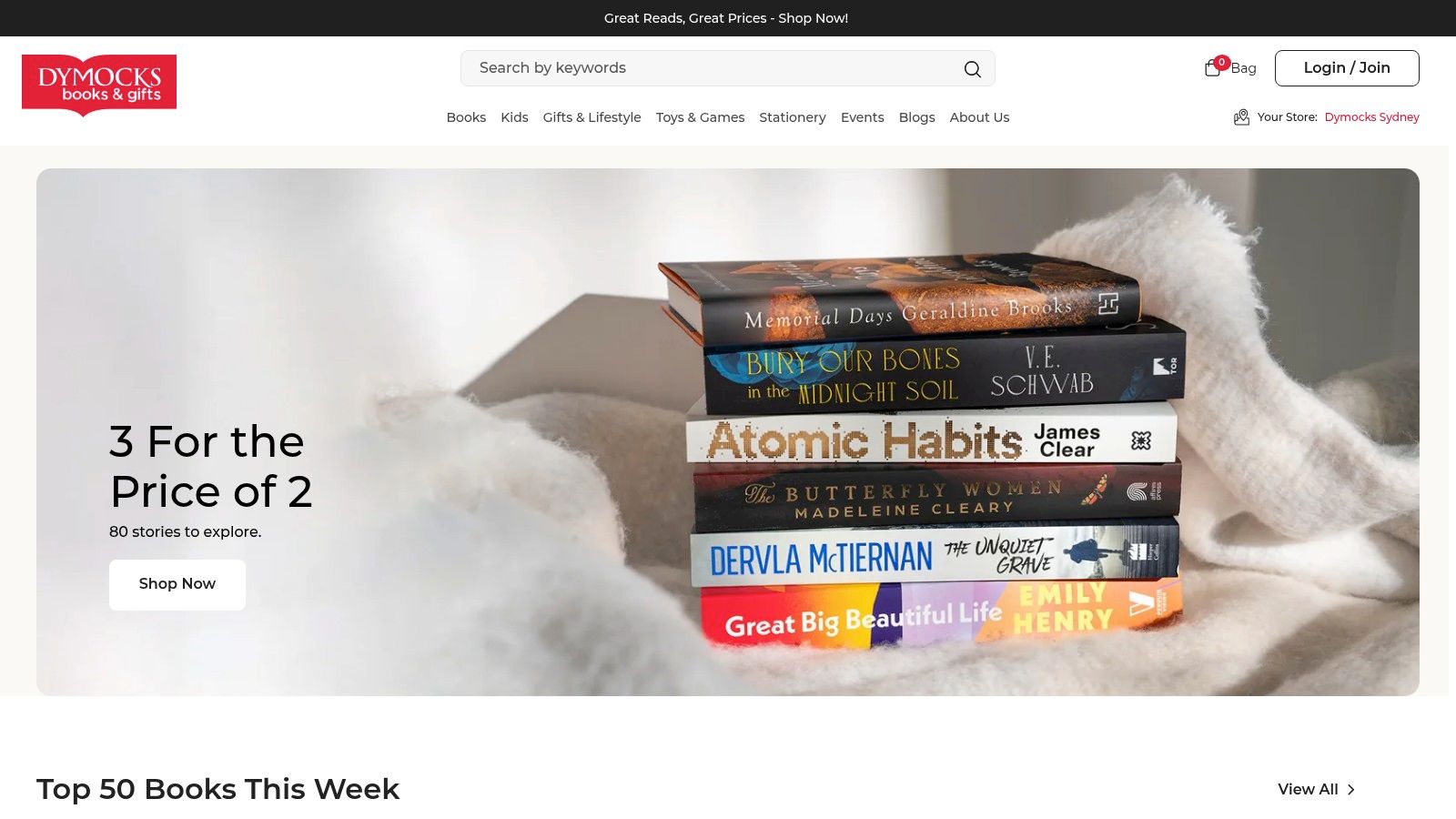 Dymocks: The Classic Haven for Every Bookworm