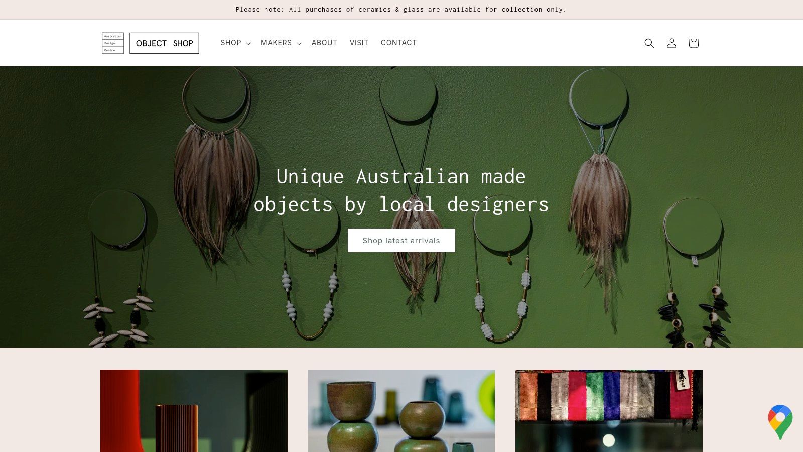 Object Shop (Australian Design Centre) – Online Store