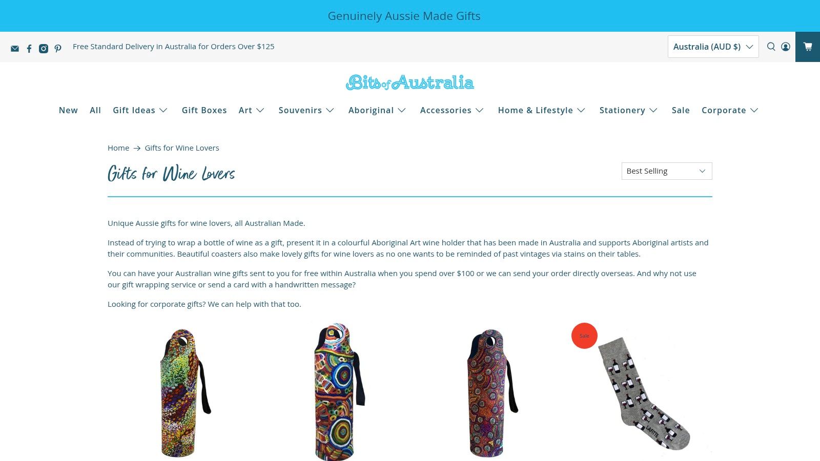 Bits of Australia: For Culturally Rich & Artisan Wine Accessories