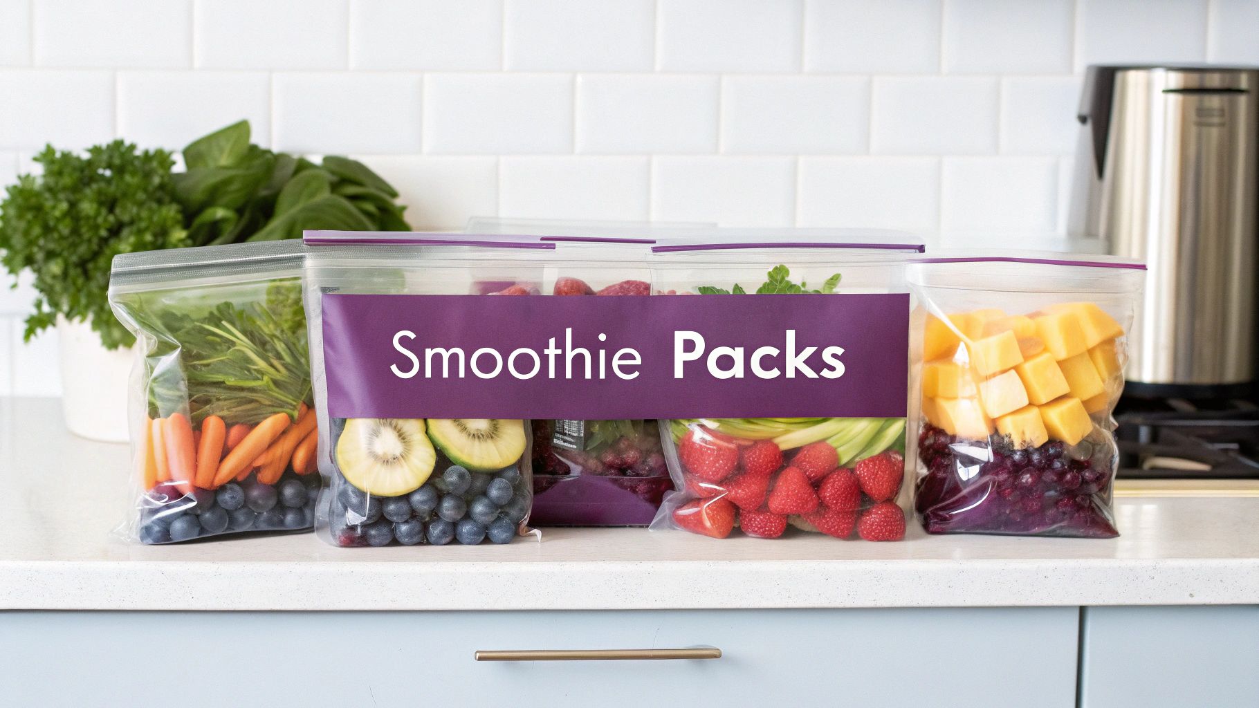 Freezer-Friendly Smoothie Packs