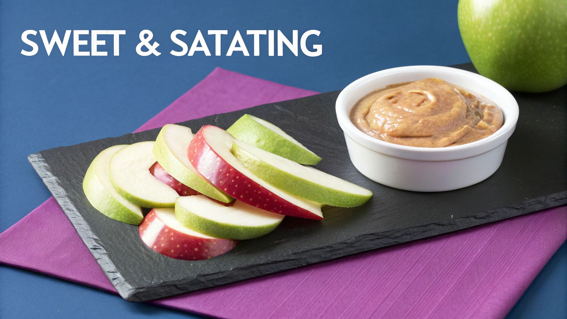 Apple Slices with Natural Nut Butter