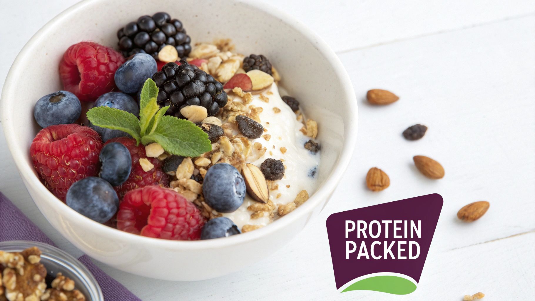 Greek Yogurt with Berries and Nuts