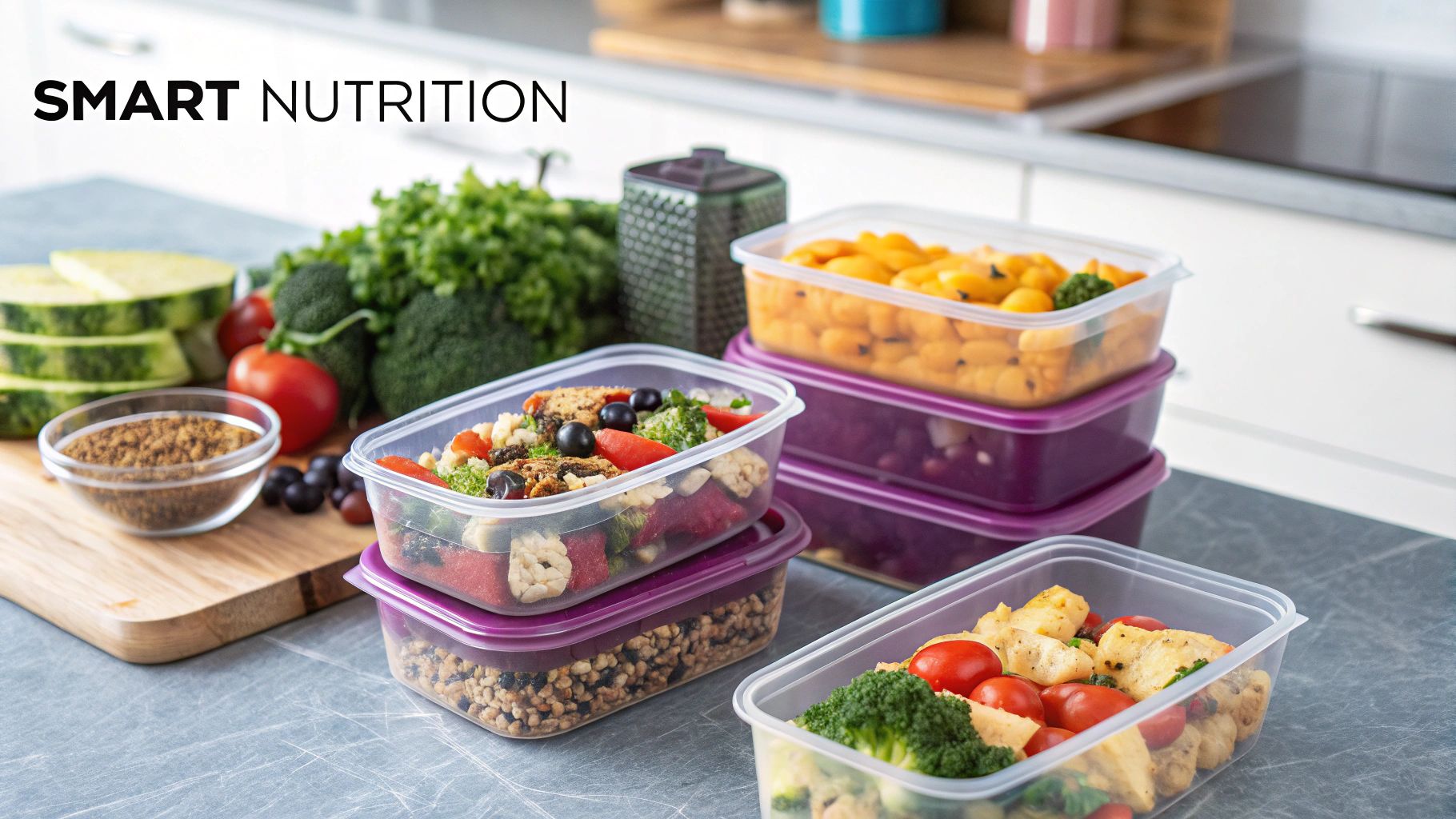 A healthy and balanced meal with fresh vegetables and lean protein.