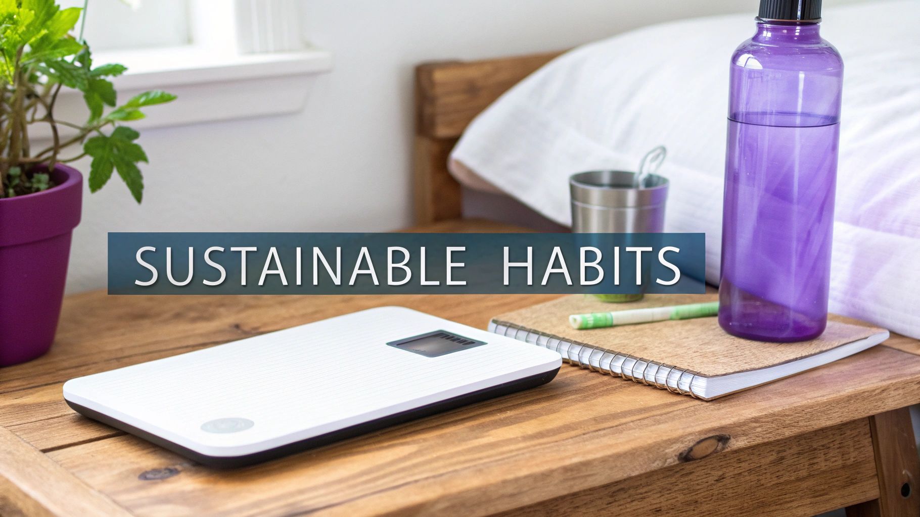 A person tracking their fitness progress on a smartphone app.