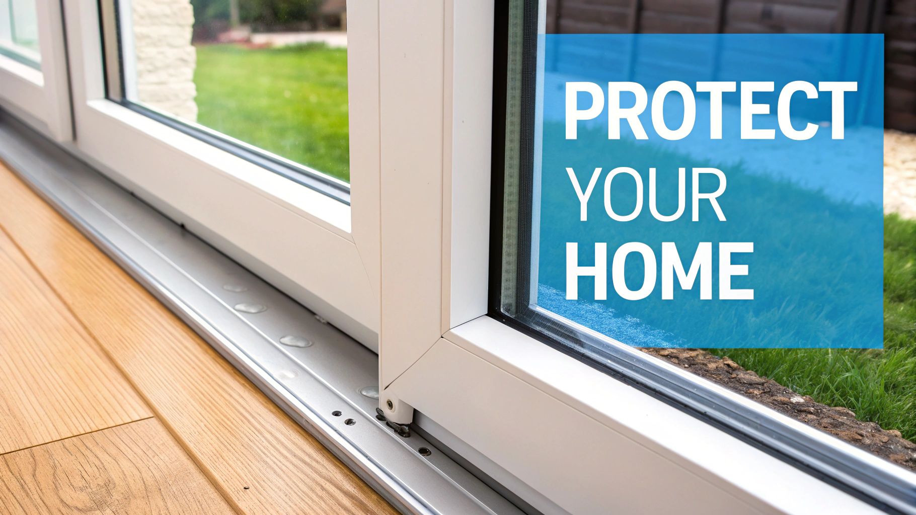 A close-up of a window with properly installed white J channel and siding