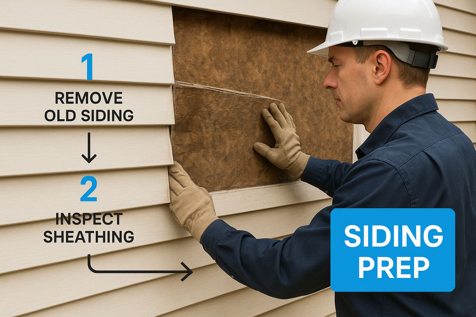 Infographic about installation of hardie plank