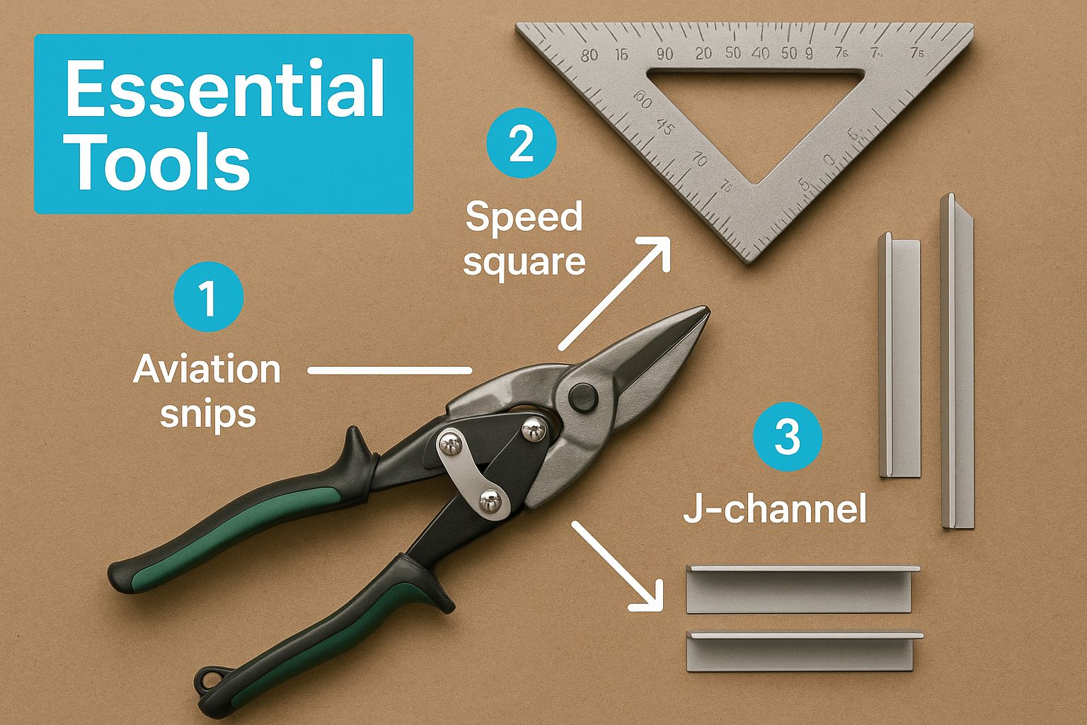 Infographic about how to install j channel around windows