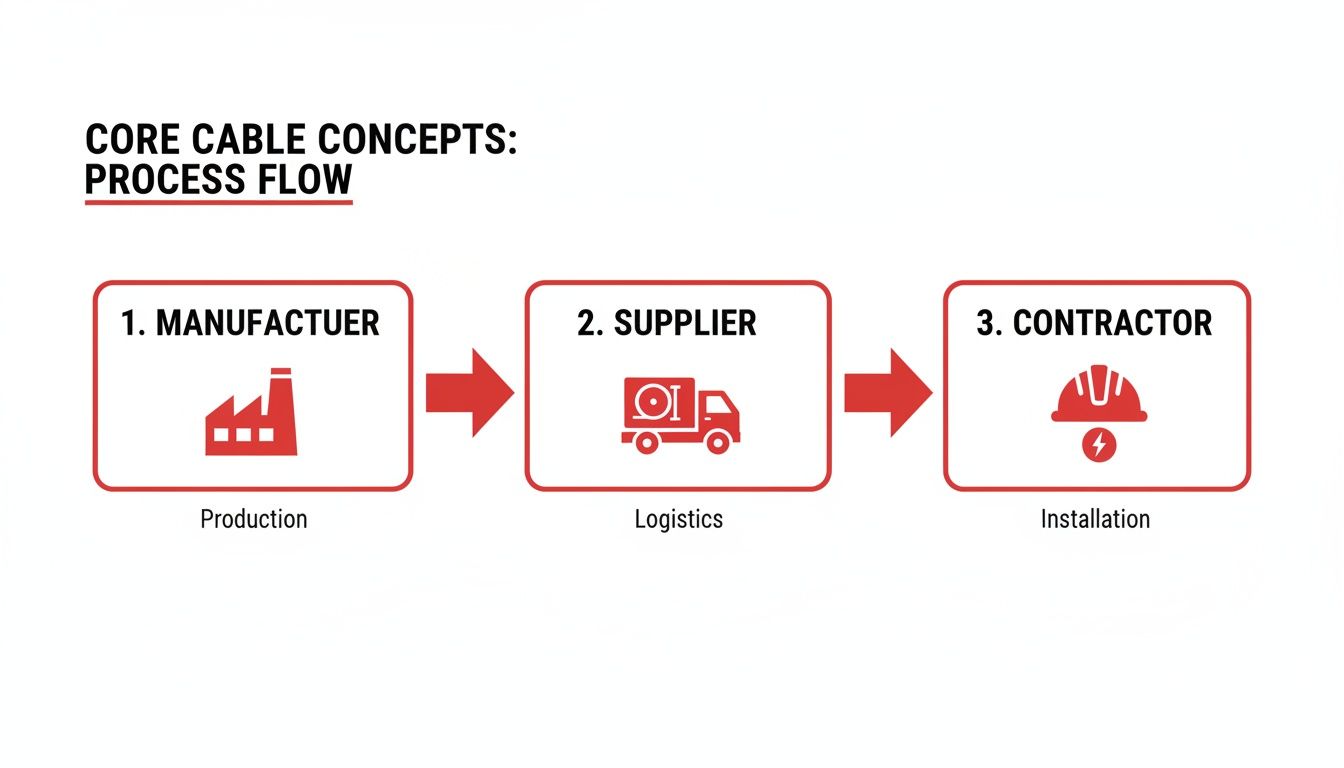 Infographic about cable contractor companies