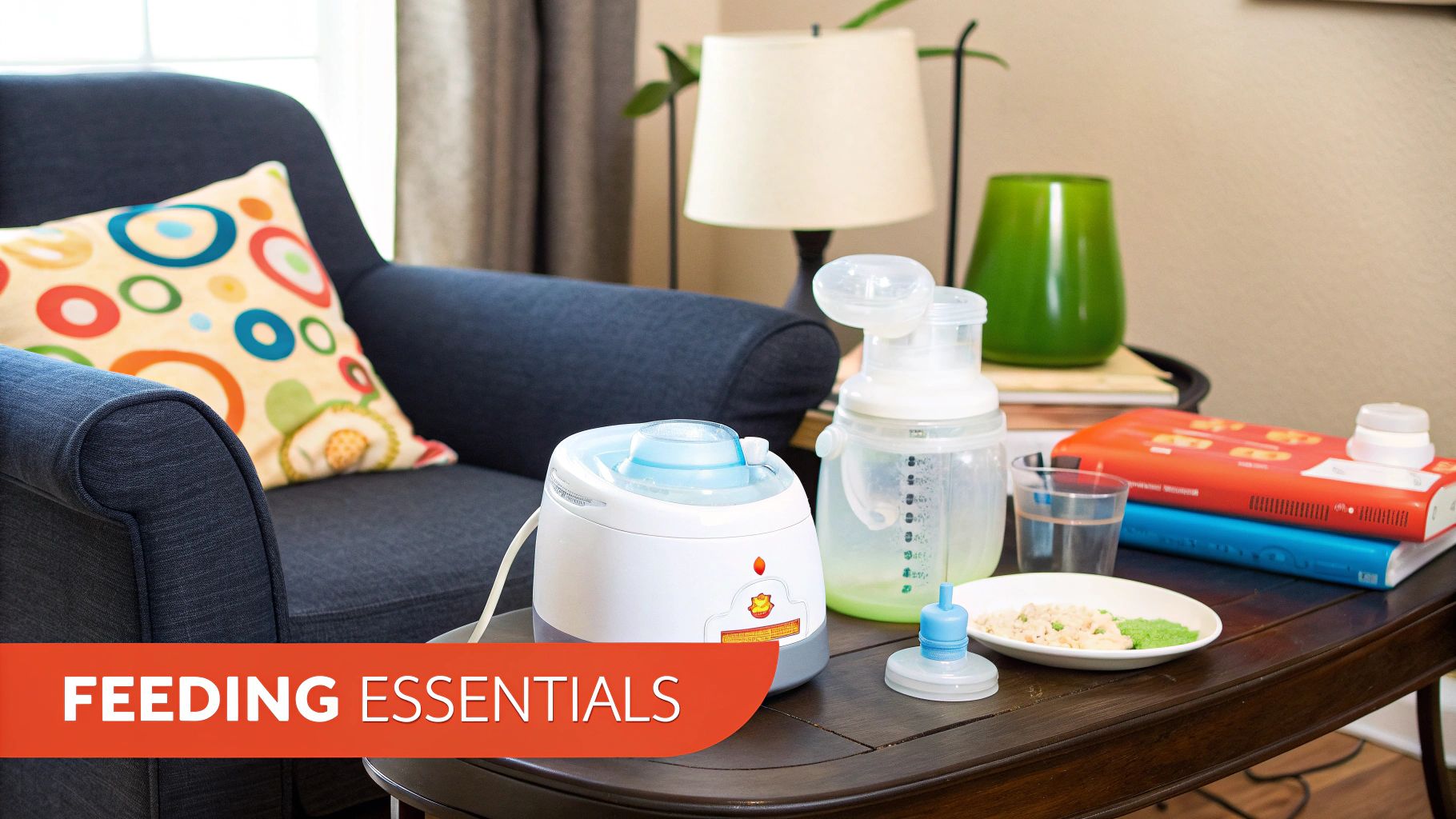 A mother bottle-feeding her newborn baby, who is nestled in her arms.