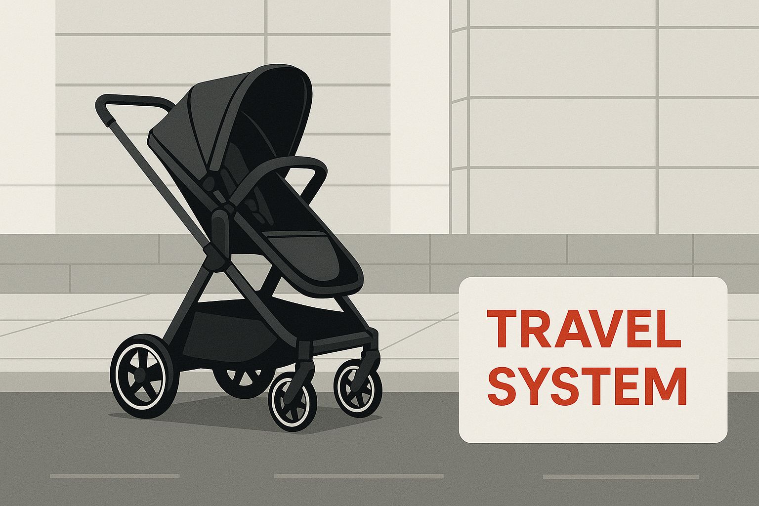 Infographic about best stroller for newborn