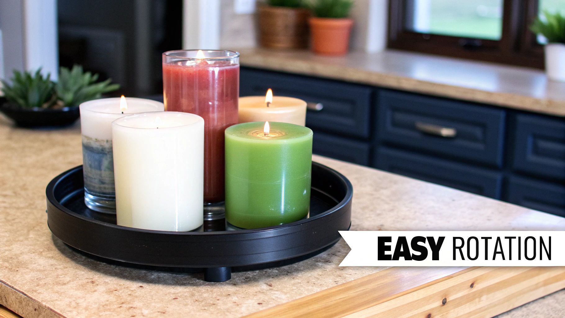 Rotating Lazy Susan Organizers