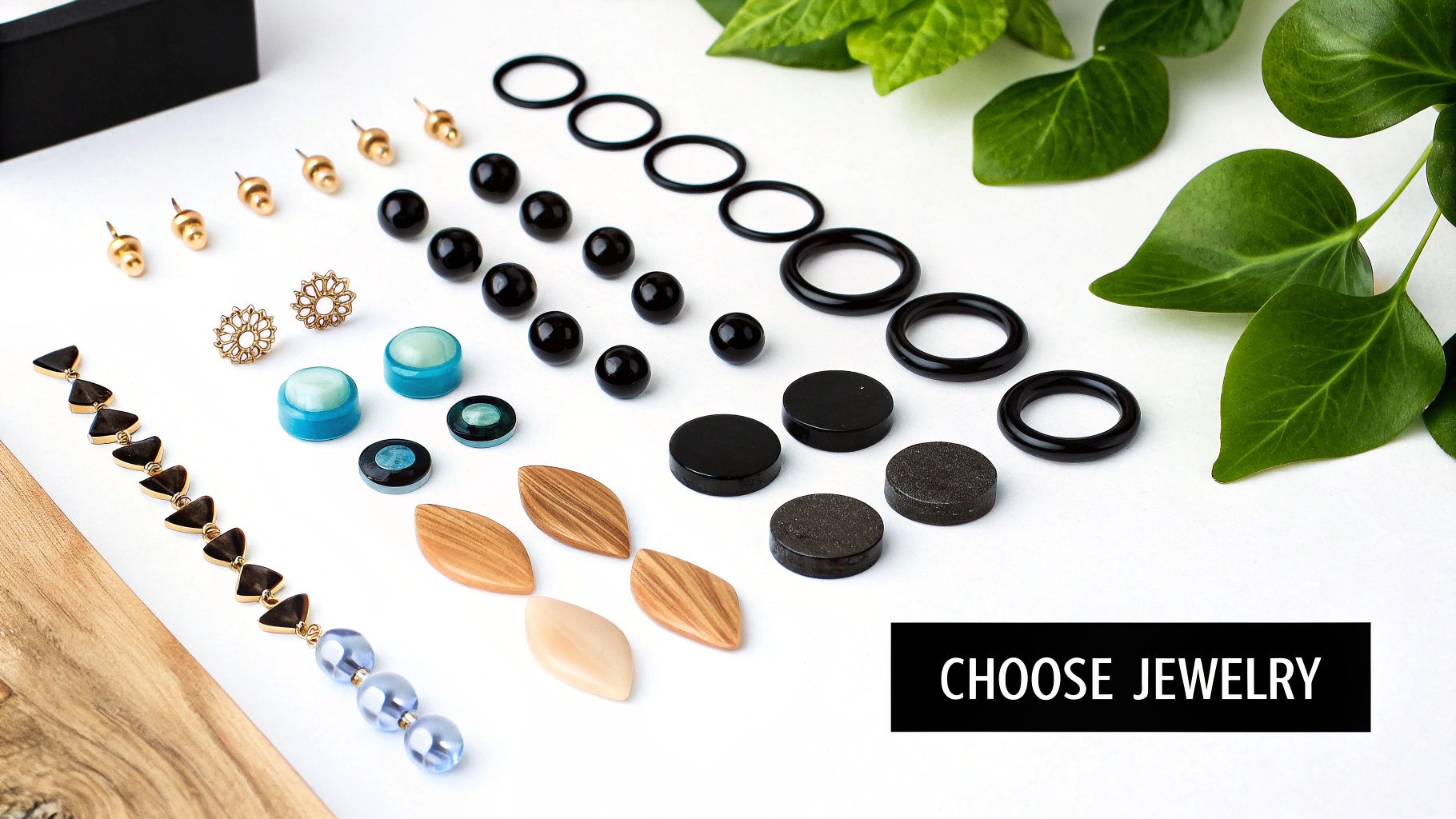 A collection of colorful ear plugs and tunnels in various sizes.