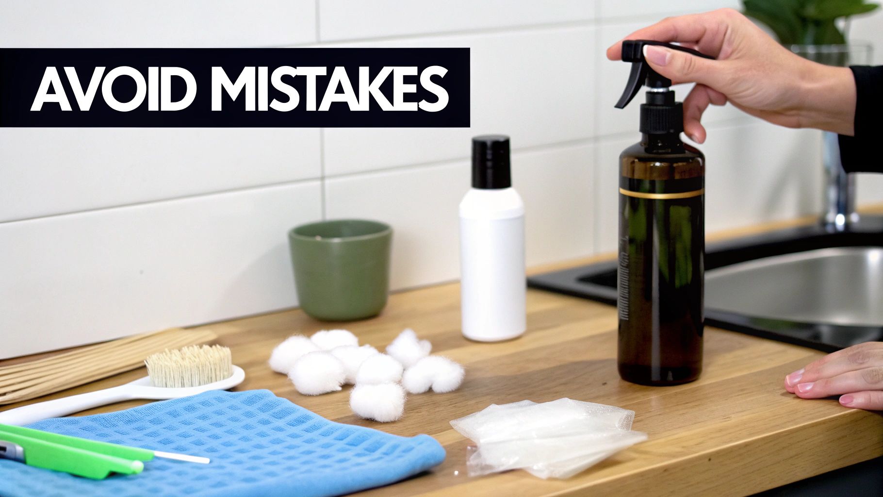 A close-up of an industrial piercing showing potential for irritation if not cared for properly.