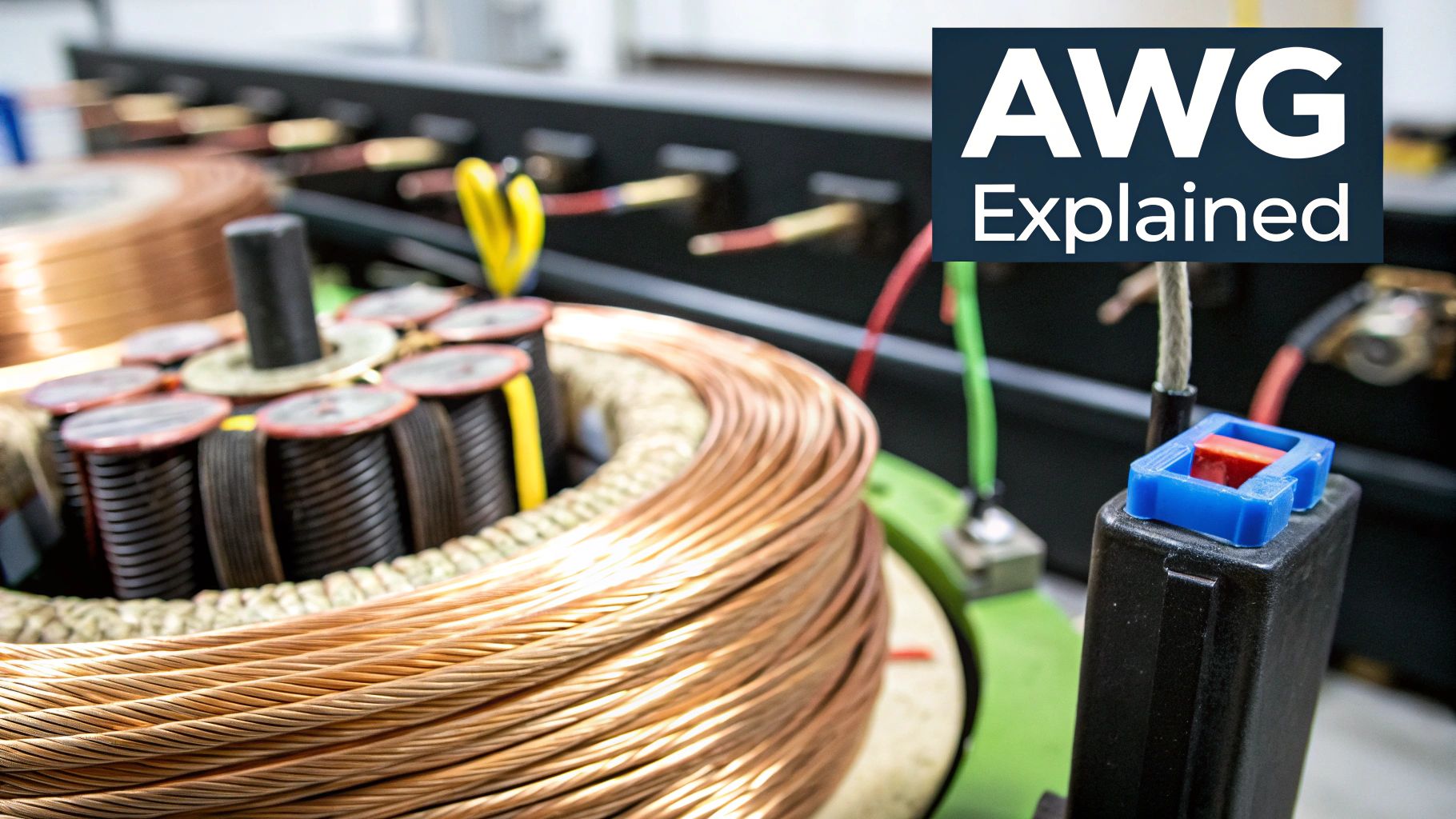 A person with stretched earlobes wearing large gauge plugs.