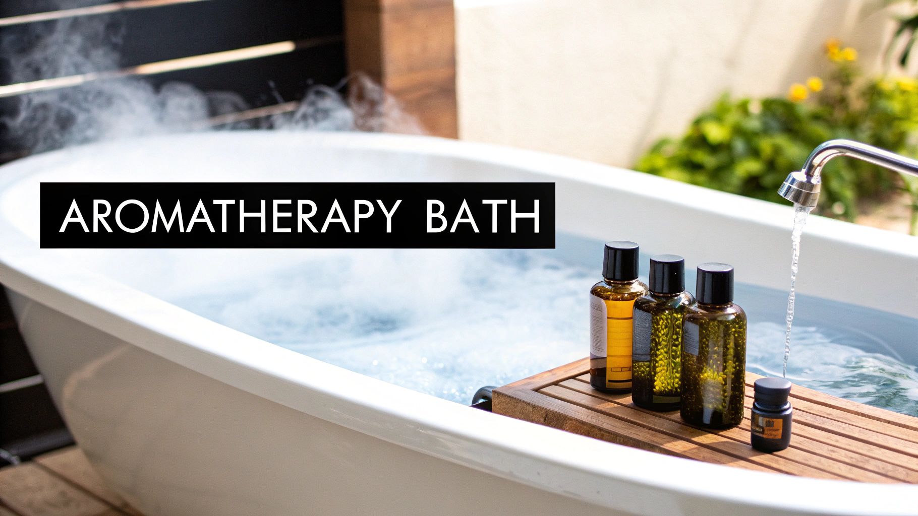 Essential Oil Aromatherapy Bath