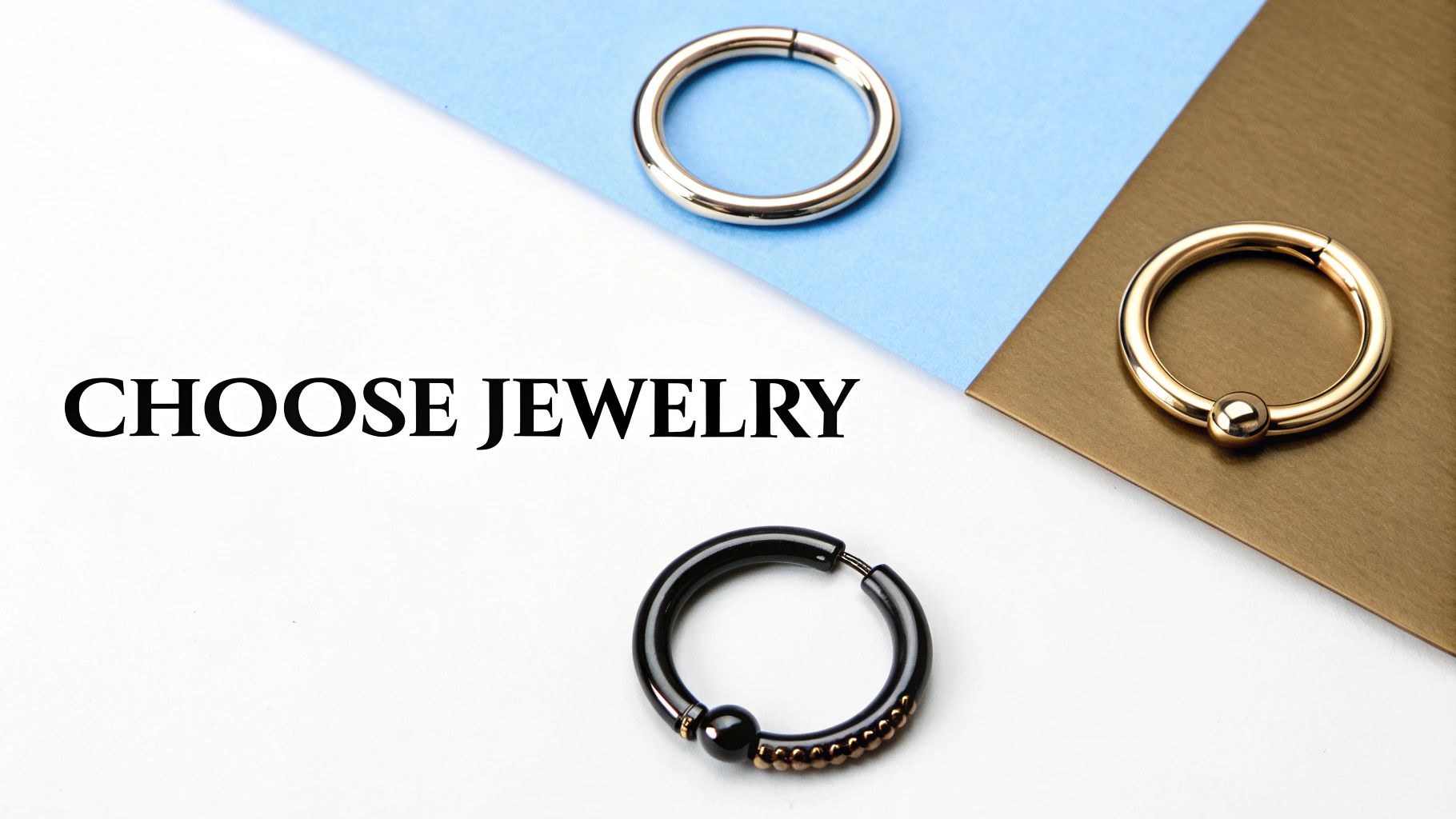 A person showing off a stylish septum ring, highlighting the variety of jewelry choices available after healing.