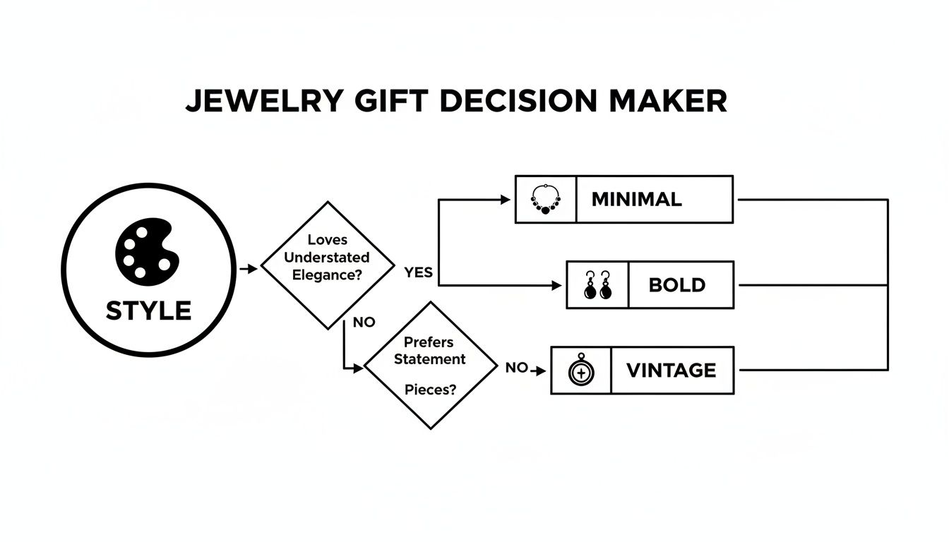 Infographic about best jewelry gifts for her