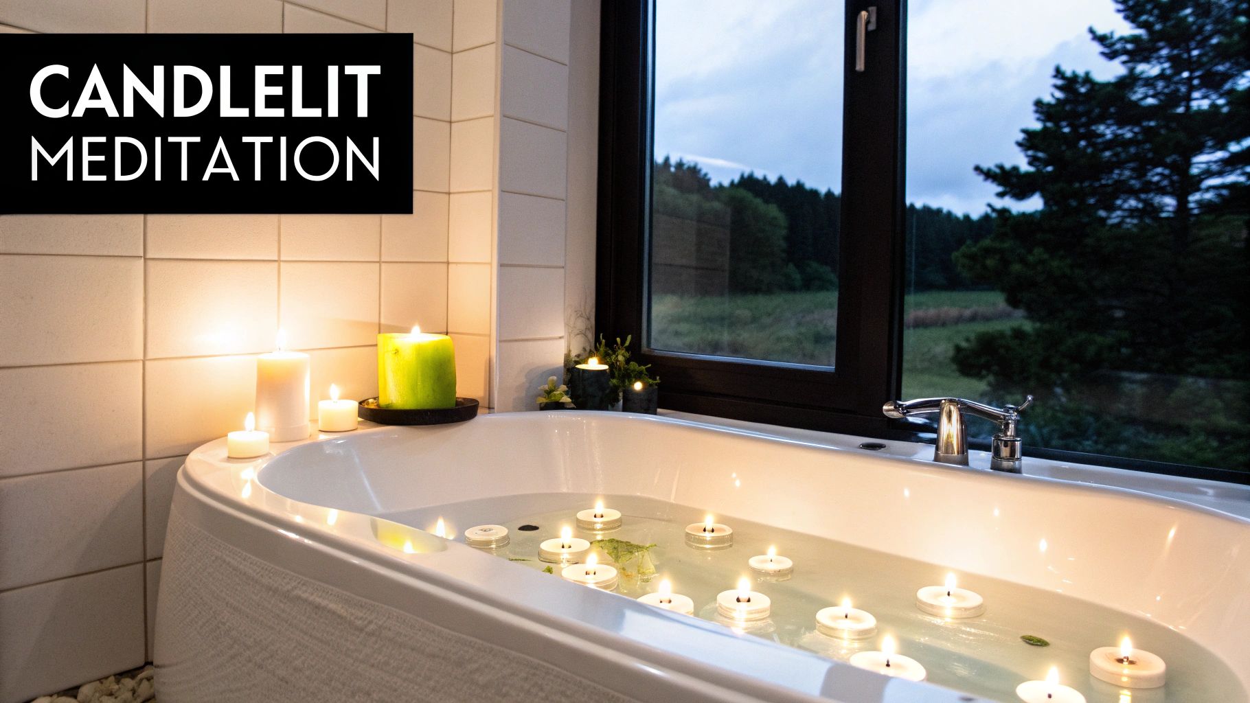 Candlelit Meditation Bath