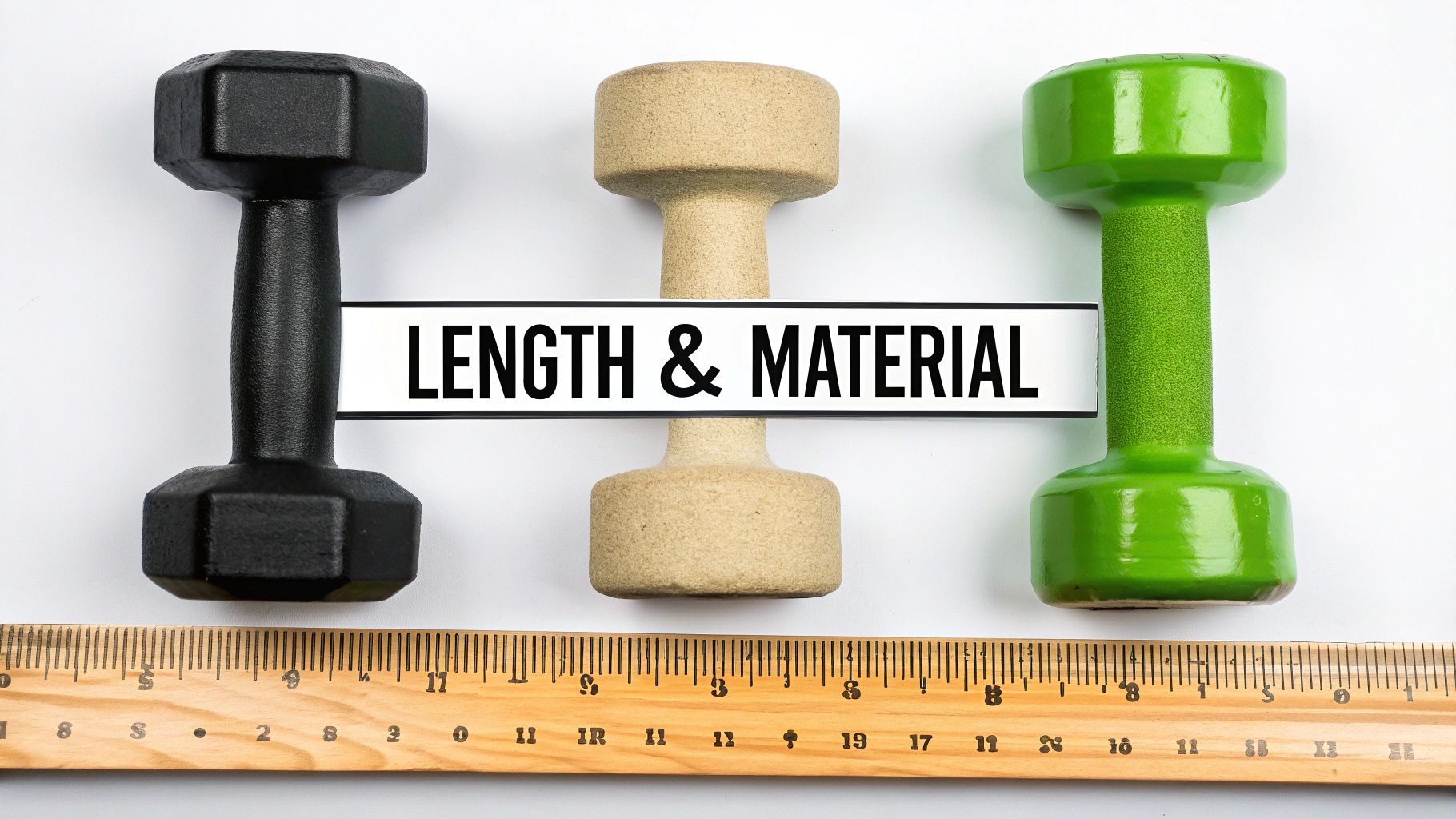 A collection of colorful and metallic tongue ring barbells laid out.