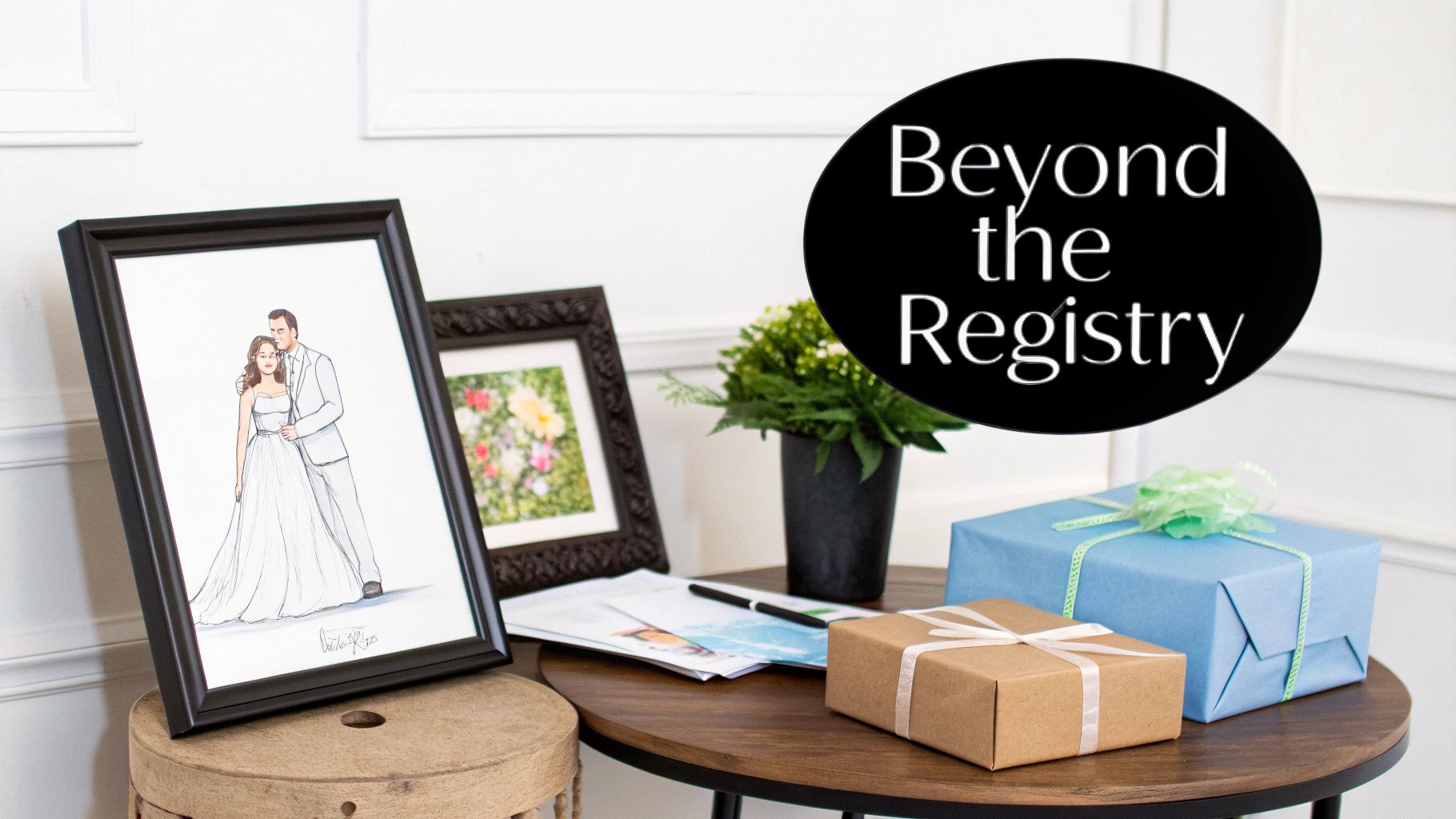 A group of friends celebrating at a bridal shower, raising their glasses for a toast.
