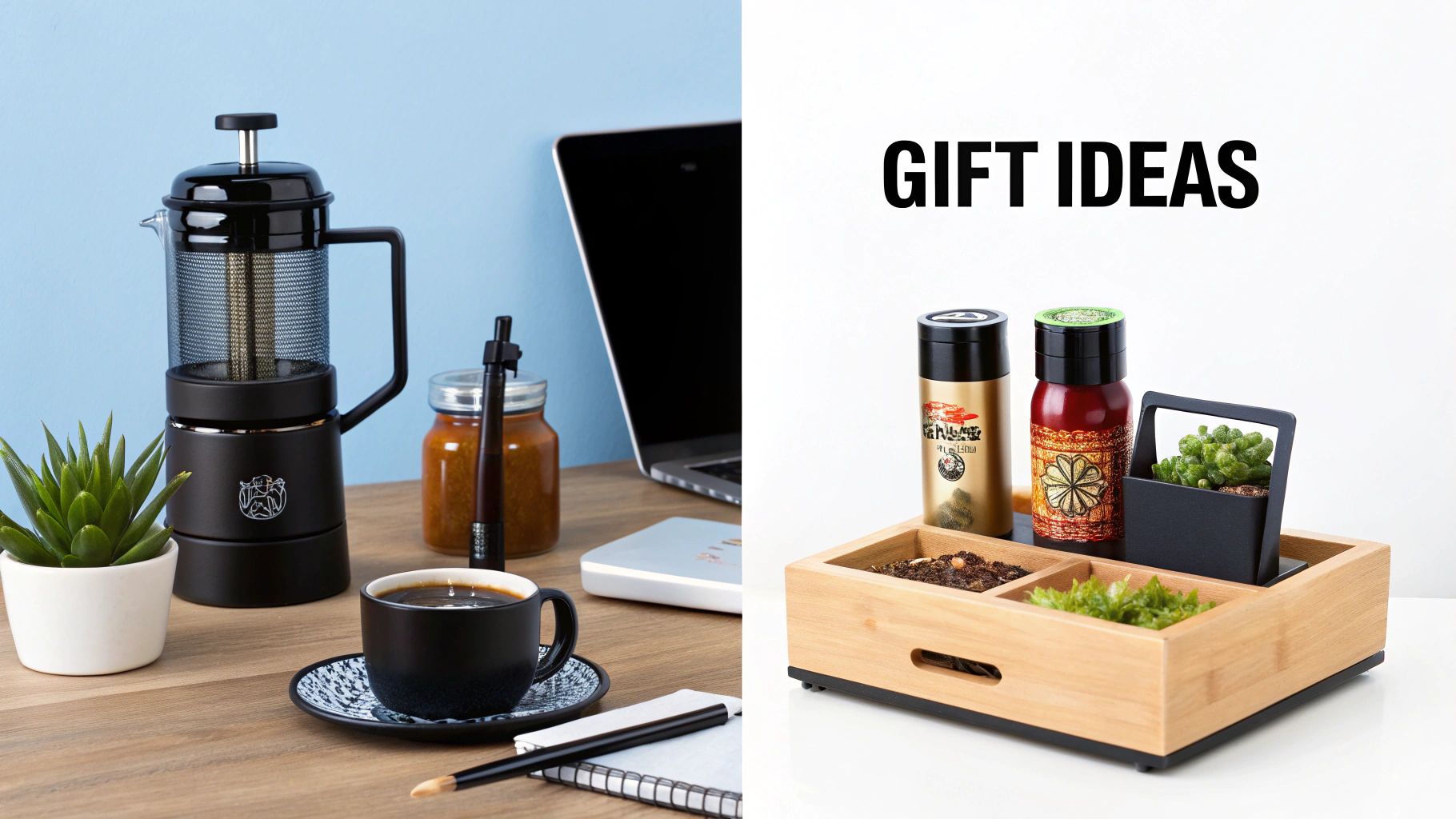 A curated selection of Secret Santa gifts for coworkers