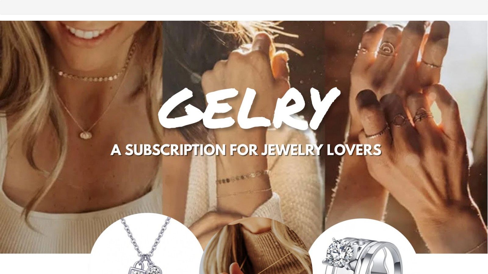 GELRY – Jewelry Gift Box (3 pieces/month)