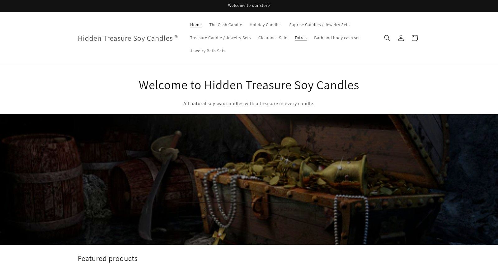 Hidden Treasure Soy Candles