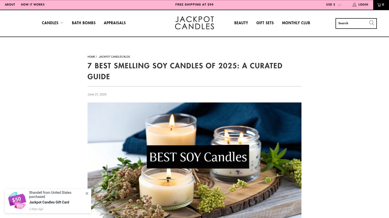 A collage showcasing various Jackpot Candles, including a birthday cake candle, a candle with a visible ring inside, and a person holding a revealed jewelry piece.