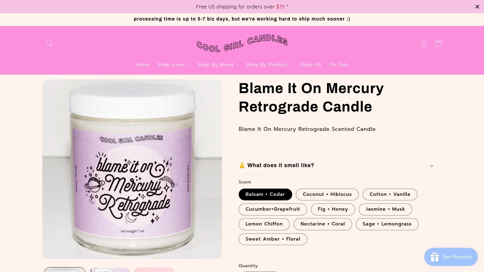 Cool Girl Candles