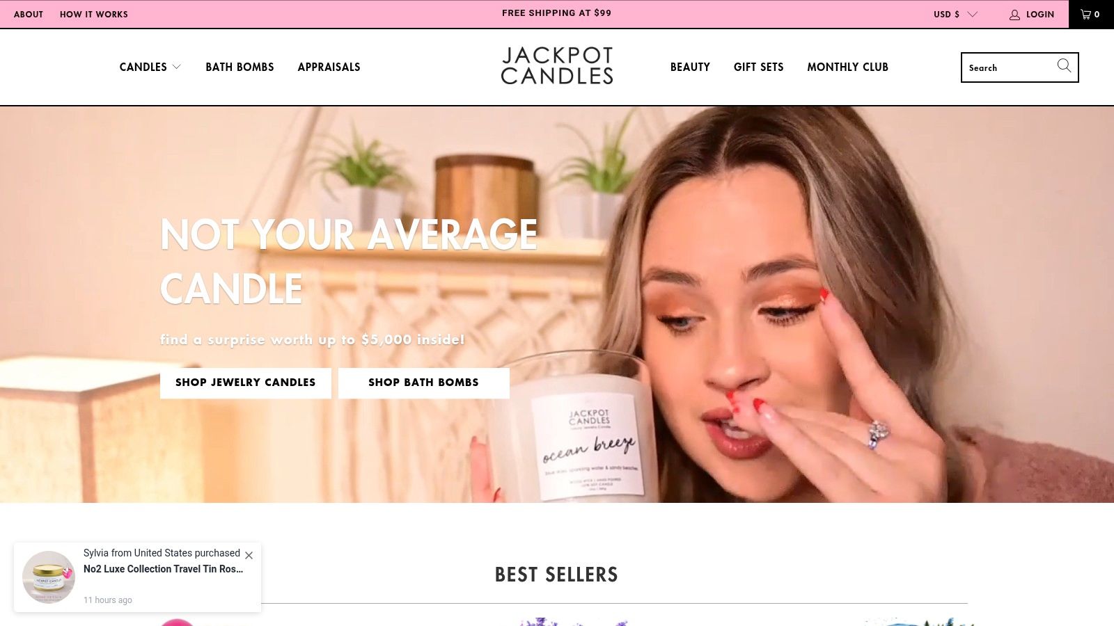 Jackpot Candles