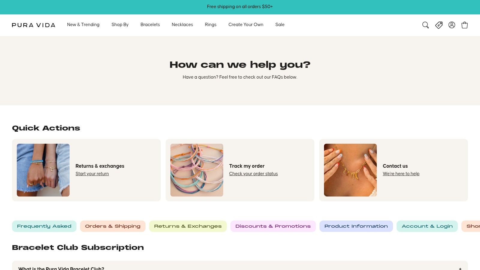 Pura Vida – Bracelet Club