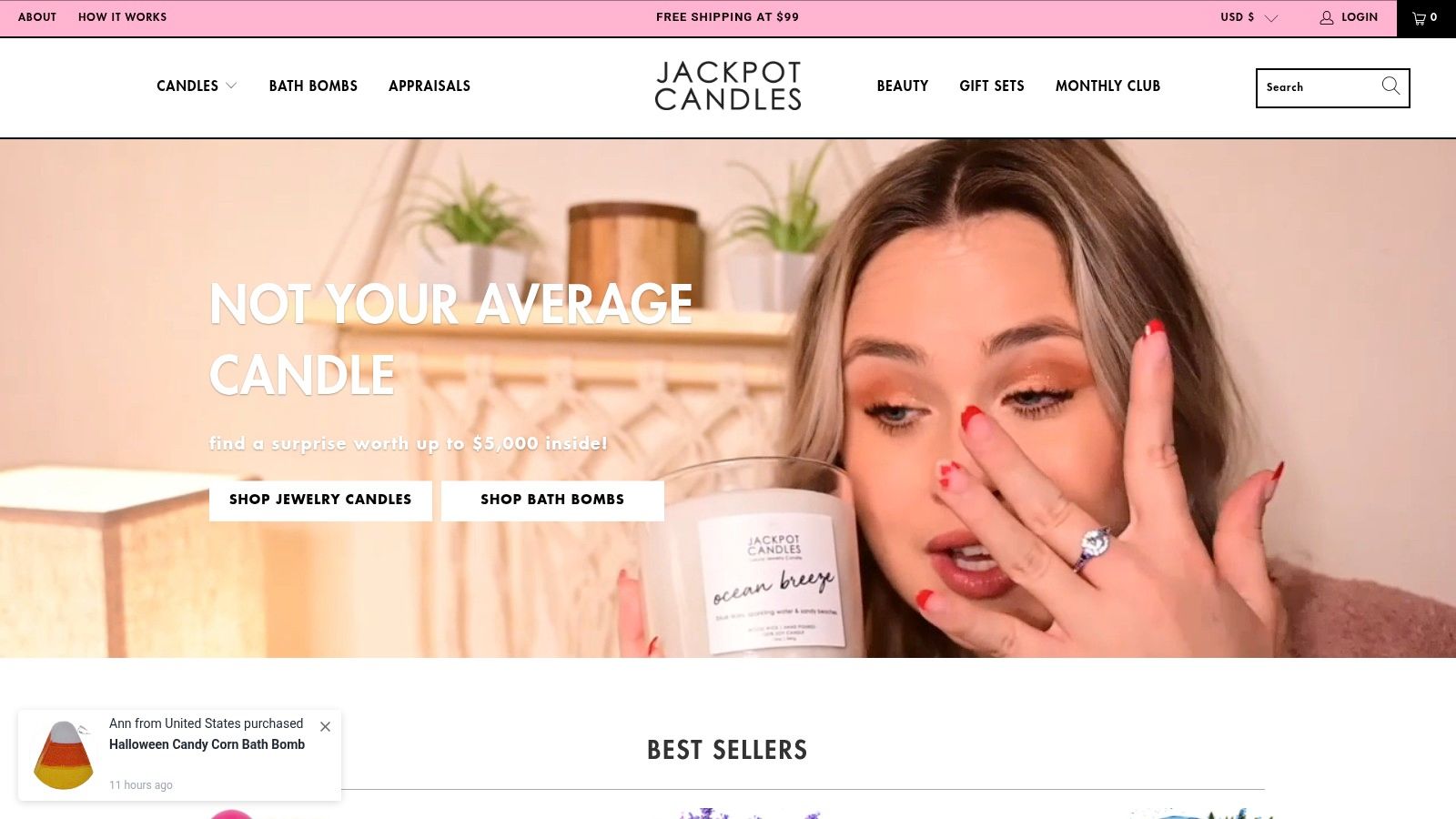 Jackpot Candles