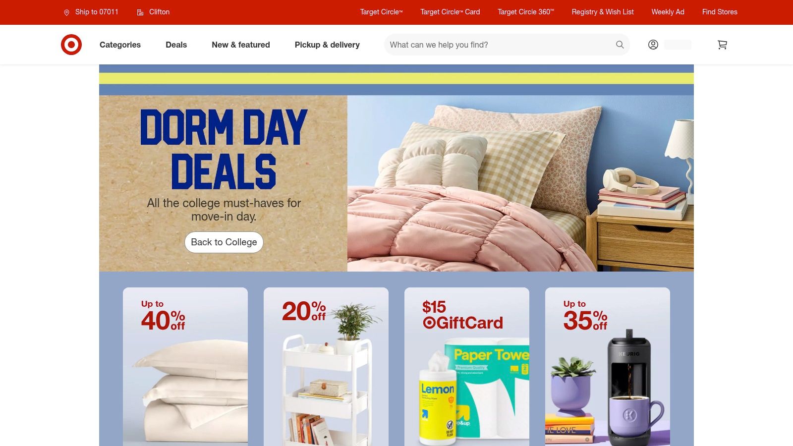 Target (Chesapeake Bay Candle Mind & Body collection)