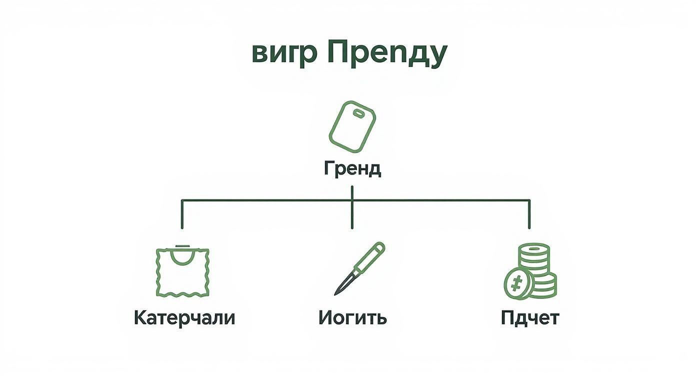 Інфографіка про критерії вибору топ українських брендів одягу, що включає матеріали, пошиття та бюджет