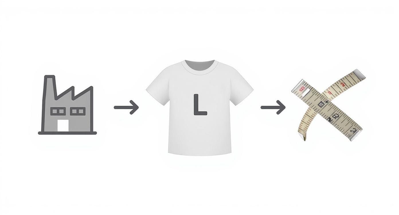 Infographic about розмір l це який