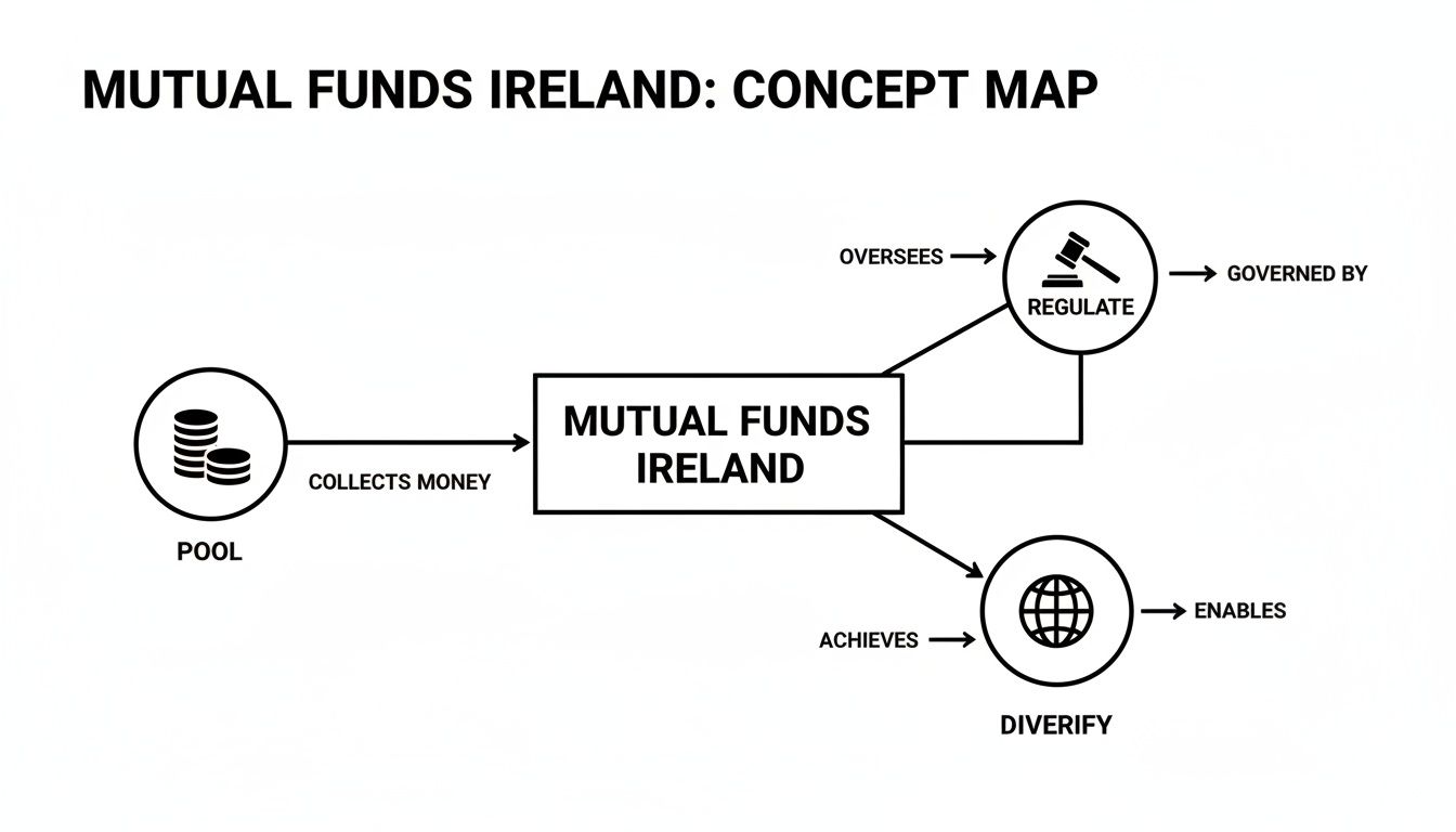 Infographic about mutual funds ireland