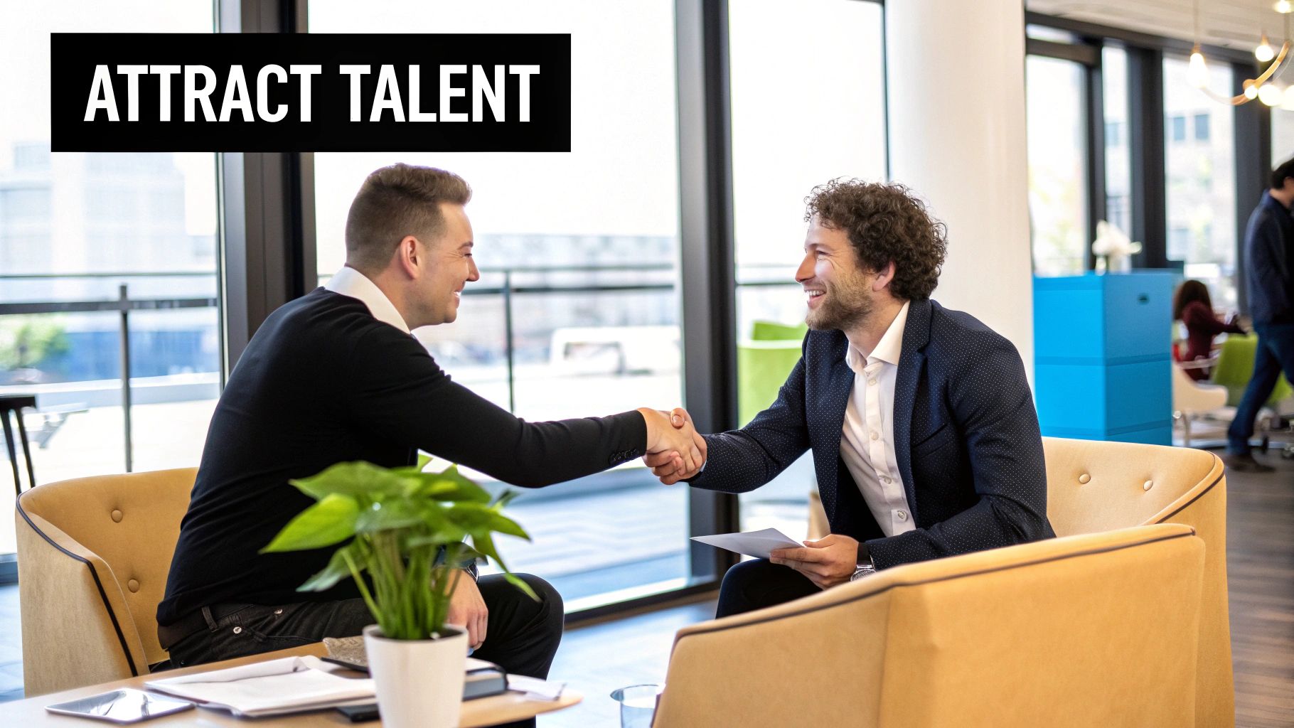 A group of AI professionals collaborating in a modern Irish office