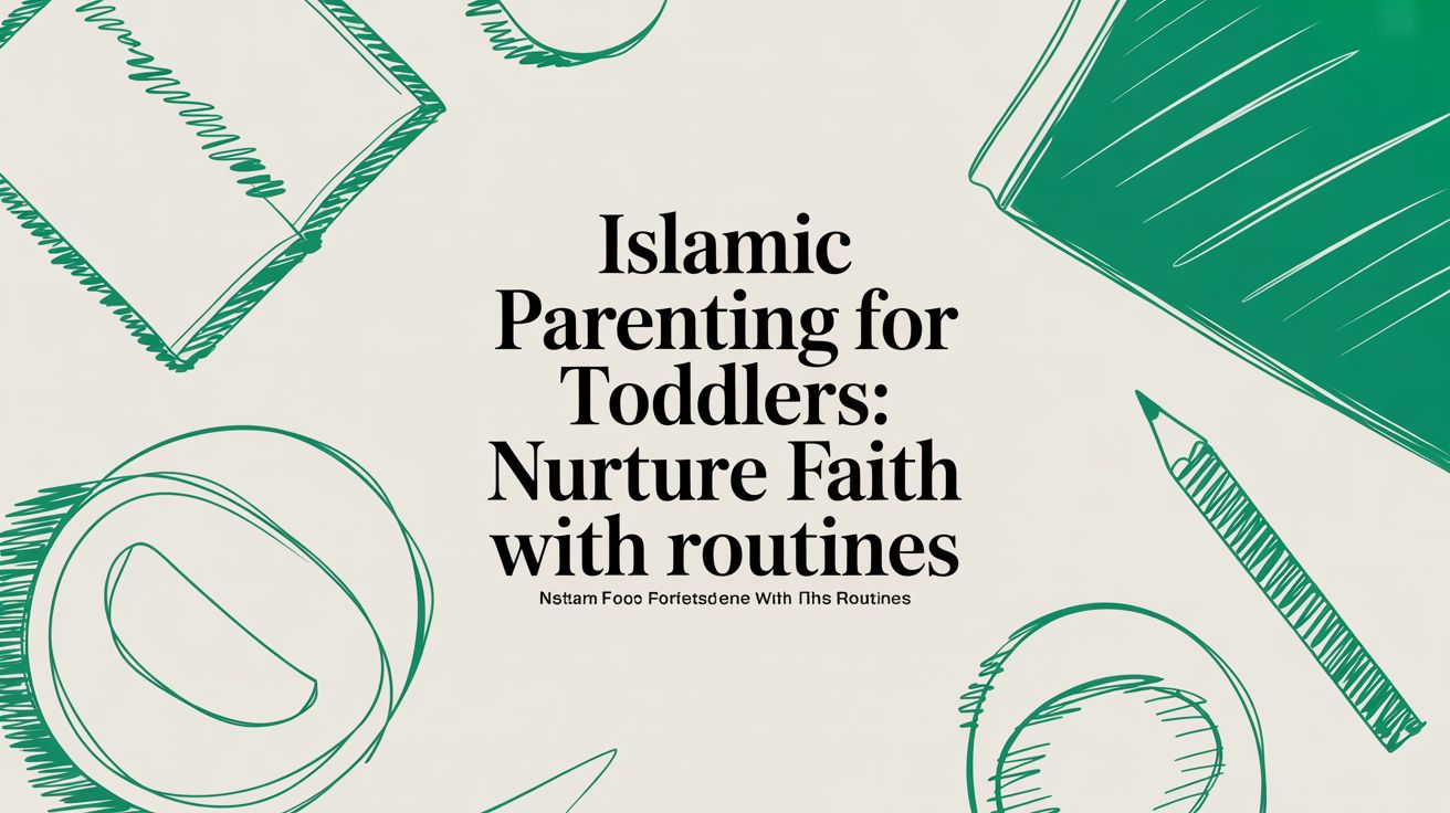 Islamic Parenting for Toddlers: Nurturing Faith with Gentle Routines