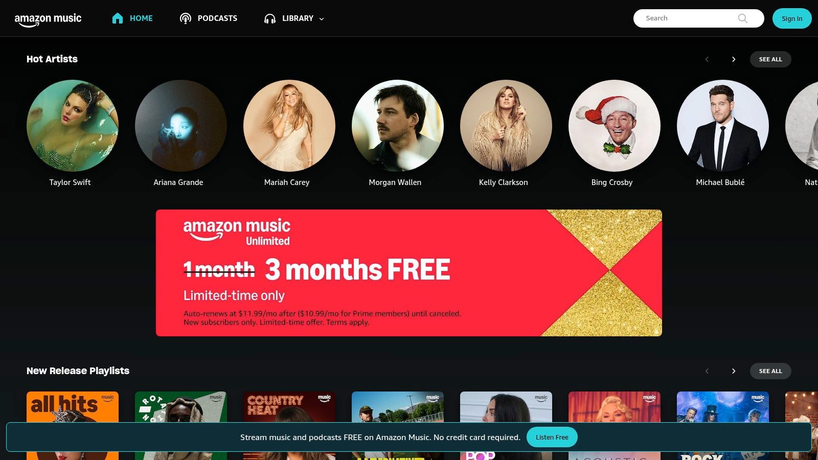 A screenshot of the Amazon Music interface displaying a selection of Arabic children's albums.
