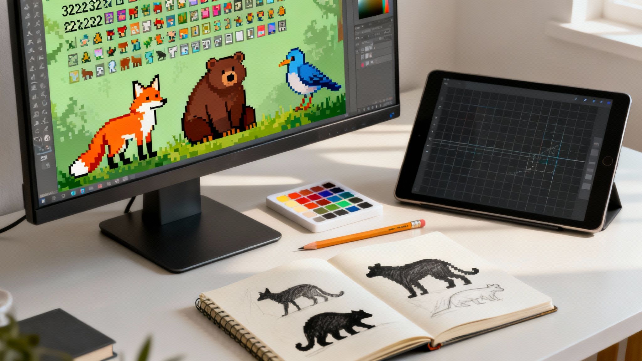 A Guide to Creating Pixel Art Animals
