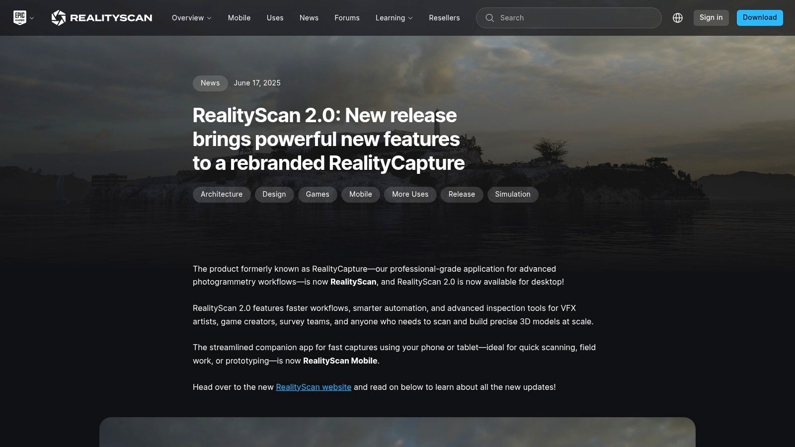Capturing Reality (RealityCapture)