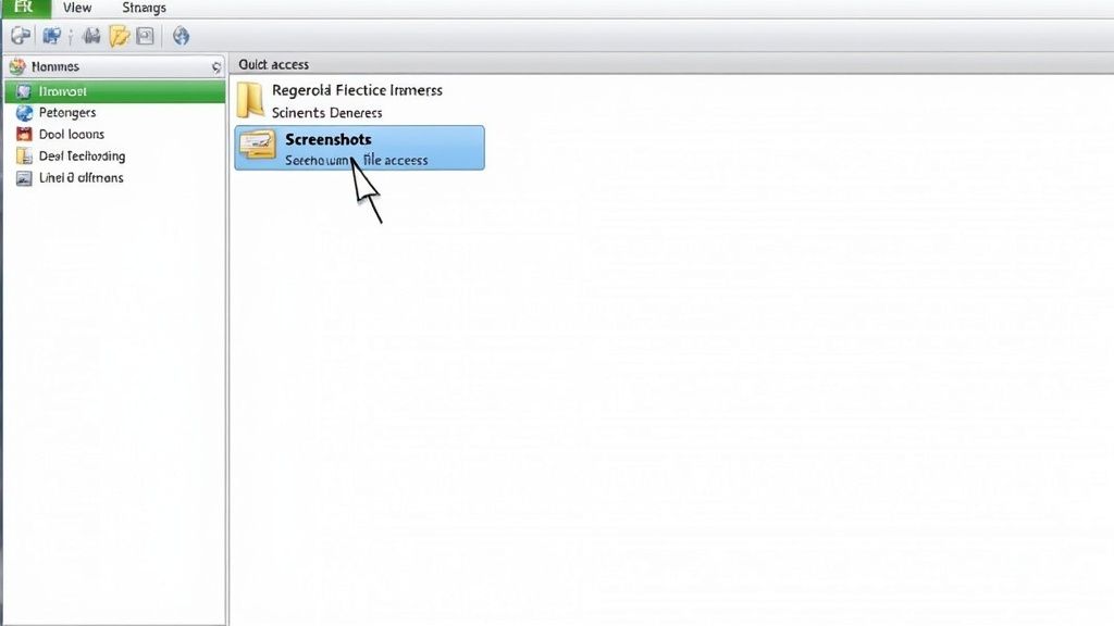 A Windows File Explorer window with the address bar highlighted, showing how to navigate to a folder.