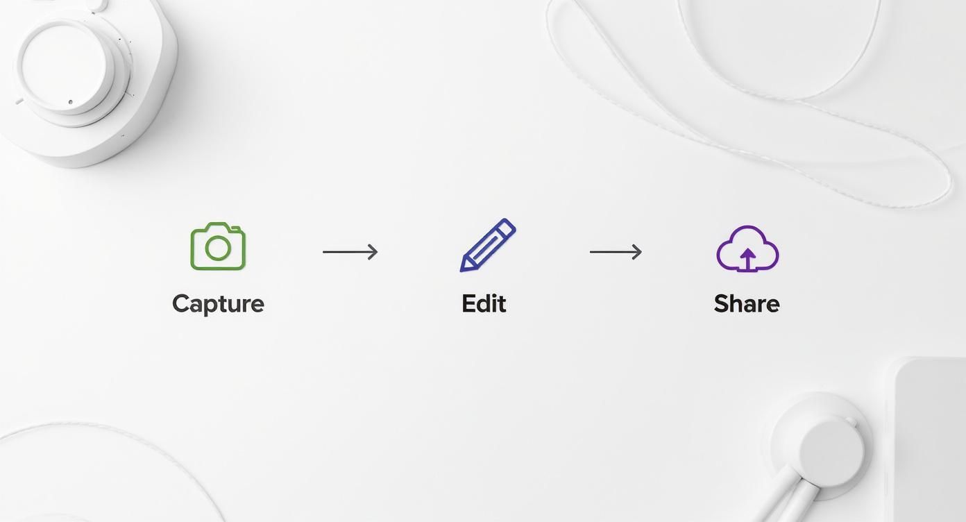 Infographic about how to take screenshots in linux