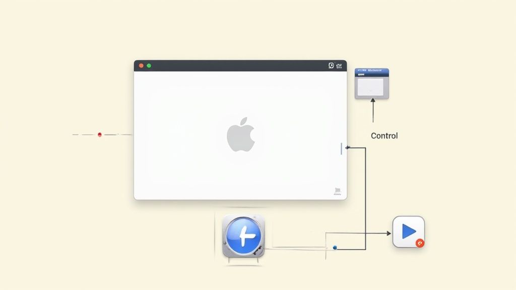 A beautifully framed screenshot of a code editor with a clean background.