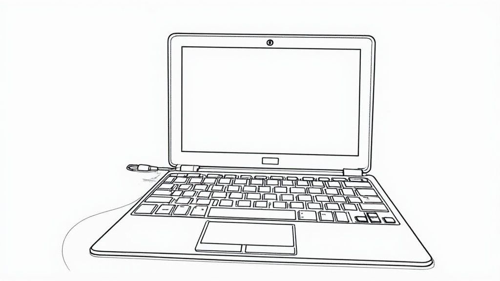 A keyboard showing the location of the Print Screen key